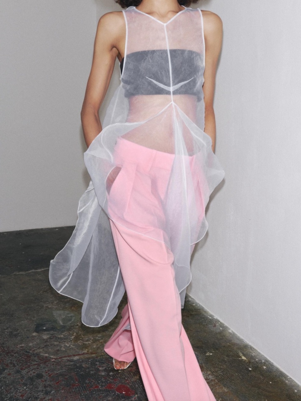 ZW Collection Organza Volume Dress